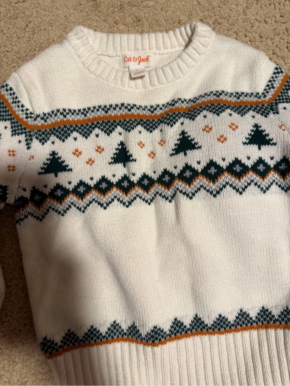 Cat & Jack toddler holiday outfit set
